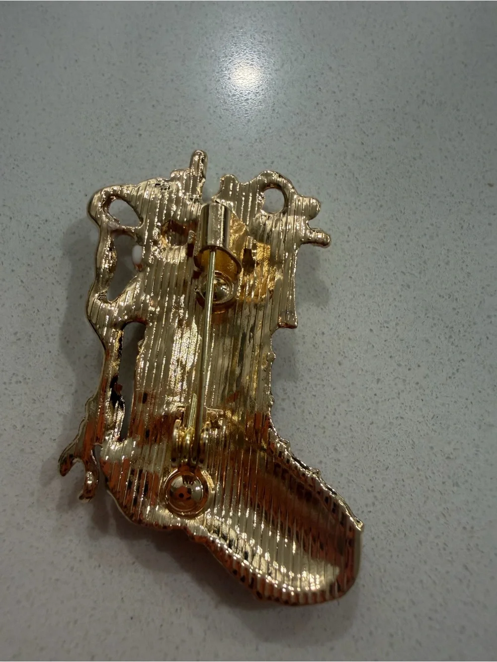 Holiday Stocking Shoe Charm - Sparkling Festive Accent